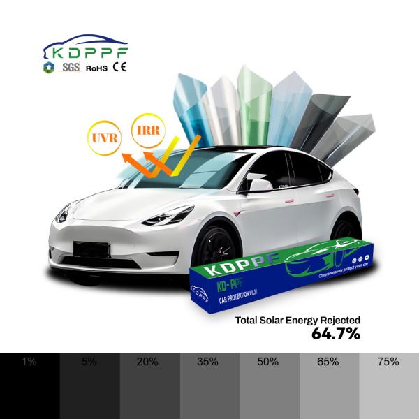 High Insulation 36.1% VLT Window Film Uv Blocking Solar Sun Heat Reject Car Window Tinting Film