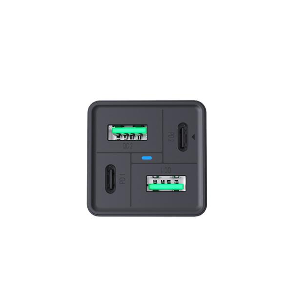 Fast Desktop GaN Laptop Charger PD 78W AC 4 USB Ports