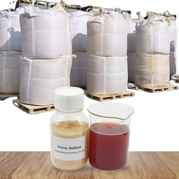 Ferric Sulfate Powder 21% Purity for Wastewater Treatment
