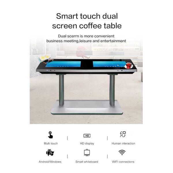 21.5 inch Smart Study table touch screen interactive kiosk gaming smart multitouch table