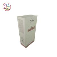A caixa de presente cosmética branca Textured o papel de superfície Eco material - amigável