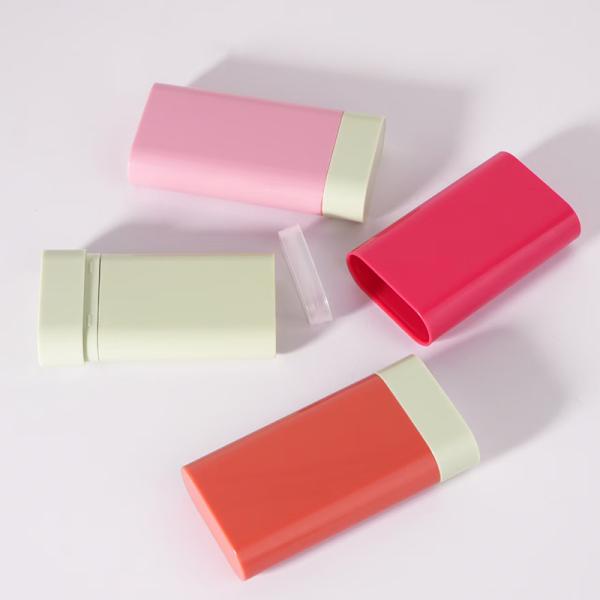 Rotating Retractable Plastic Bottles in Various Colors Can Be Used for Sunscreen and Body Cream