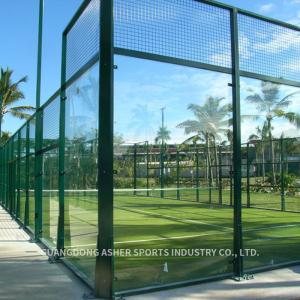 Terrain de Padel Complet Personnalisable Terrain de Cricket Court Standard Extérieur et Intérieur Terrain de Padel en Gazon Synthétique Résistant aux Intempéries Terrain de Tennis