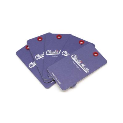 Matte Lamination Recycled Die Cut 350g Printed Swing Tags
