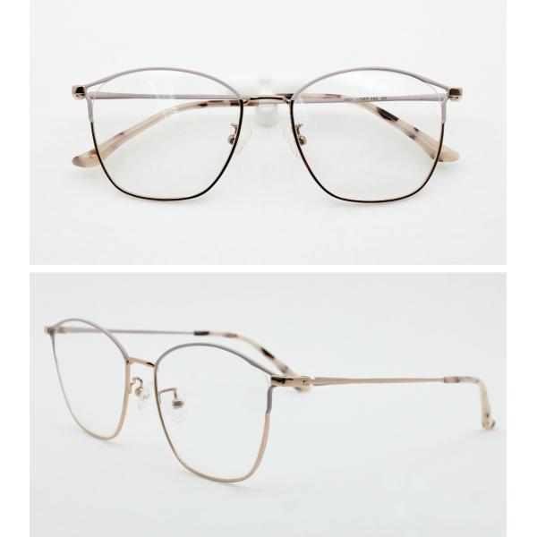 Blue Light Blocking Glasses for Women Man Metal Optical Frames Computer Eyeglasses Durable Non Prescription Glasses