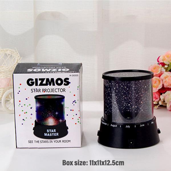 Projector Starry 3D Acrylic Decorative Motion Sensor Night Light