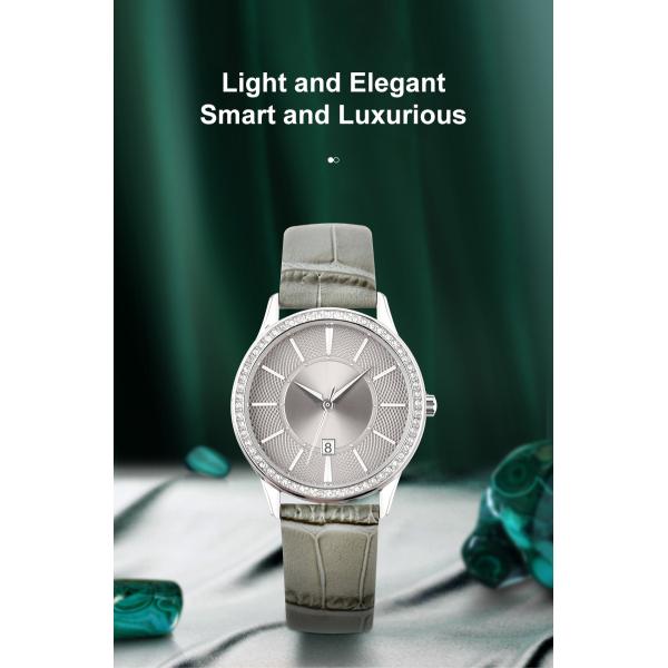 ремень женщин кварца 38mm Miyota GL10 кожаный наблюдает водоустойчивое 5ATM