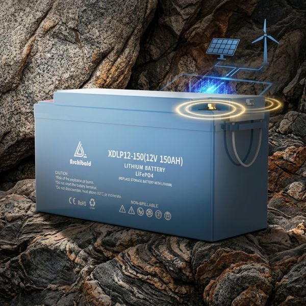 12V 200AH Dual-Purpose LiFePO4 Camper Van Lithium Battery Cranking Plus Deep Cycle for Off-Grid Van