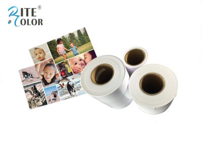 Papel seco lustroso da foto de Minilab do Inkjet, Livro Branco de Mircorporous RC