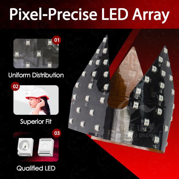 Composite double-sided aluminum substrate design Constant Current Flexible PCBA Infrared Red Light for Therapy Hat Heated Massage helmets