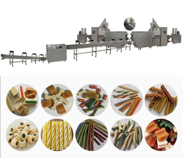 Ss Dental Care Dog Food Extruder Chewing Gum Snack Food Production Line