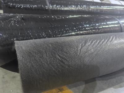 Geotextil de fibras longas pretas resistentes a ácidos e álcalis para protecção do ambiente
