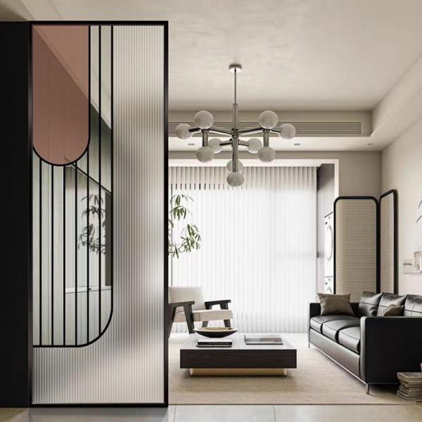12mm Drawing Room Glass Wall Frosted Glass Partition For Living Room