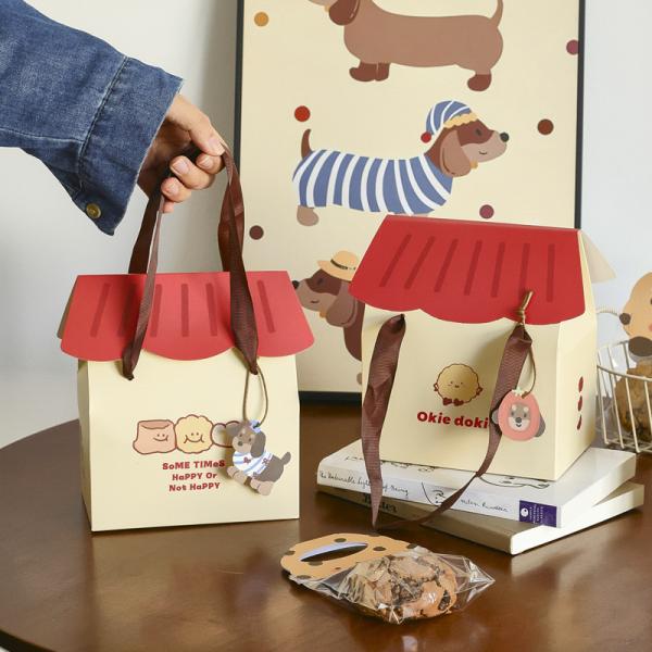 House Shaped Custom Packaging Boxes  Candy  17.5cm Small Cardboard Boxes For Cookies