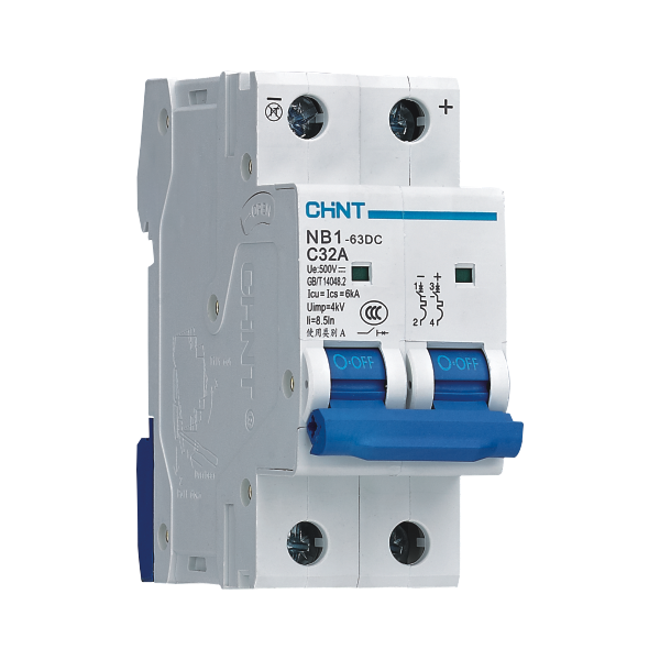 IEC Miniature Photovoltaic Circuit Breaker 1P 2P 4P 500V 1000V Pure DC Air Switch