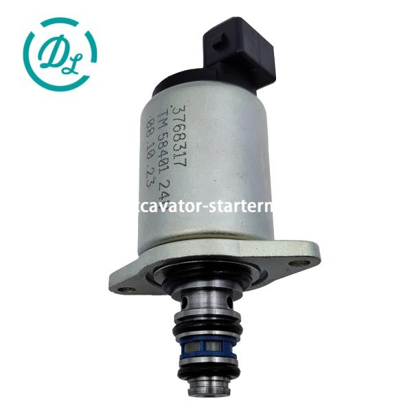 EexcavaStart 3768317 Parker 24V Solenoid Valve for Excavator