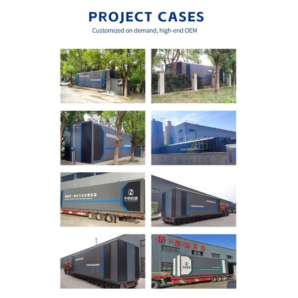 Customized Intelligent Control Integrated Wastewater Treatment Equipment Hotel Restaurant
