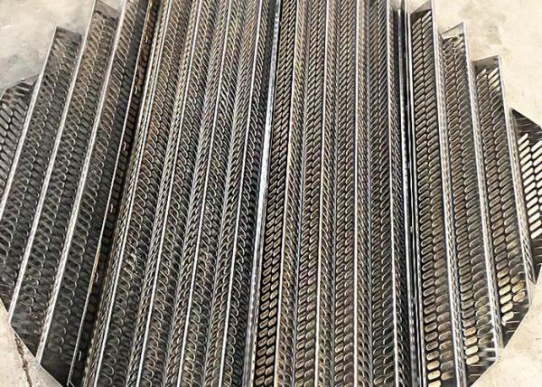 SS/CS/ Plastic Distillation Tower Internals Hump Support 290 Mm Fixed Width Sectional Design
