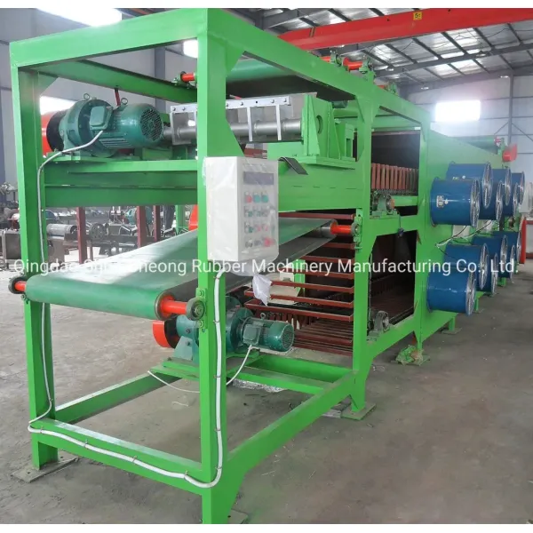 Automatic Grade Rubber Sheet Batch-off Cooler with 900 mm Max. Width and Floor-Standing Type