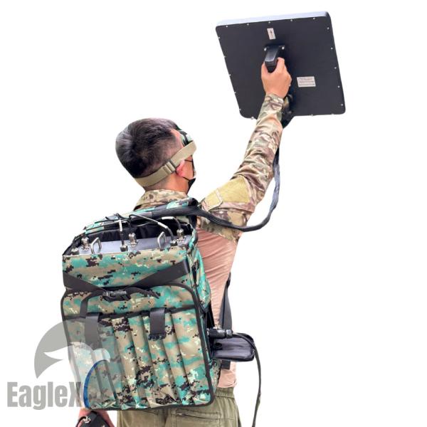 1.5KM~2KM Range Drone Jammer UAV Signal GPS Defense Anti Drone Backpack Jammer