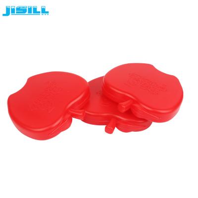 Vaccine transport solar best price ice gel water sports apple shape HDPE food grade colorized ice packs for food