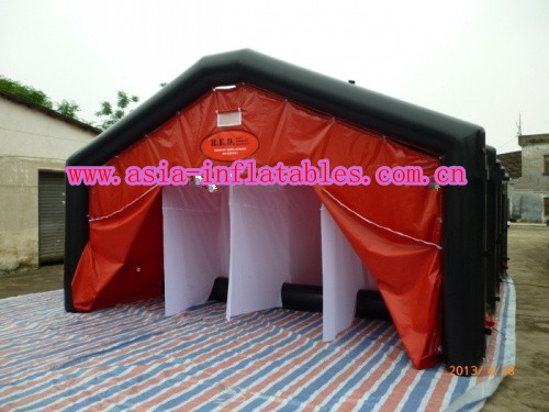 inflatable outdoor shower tent decontamination