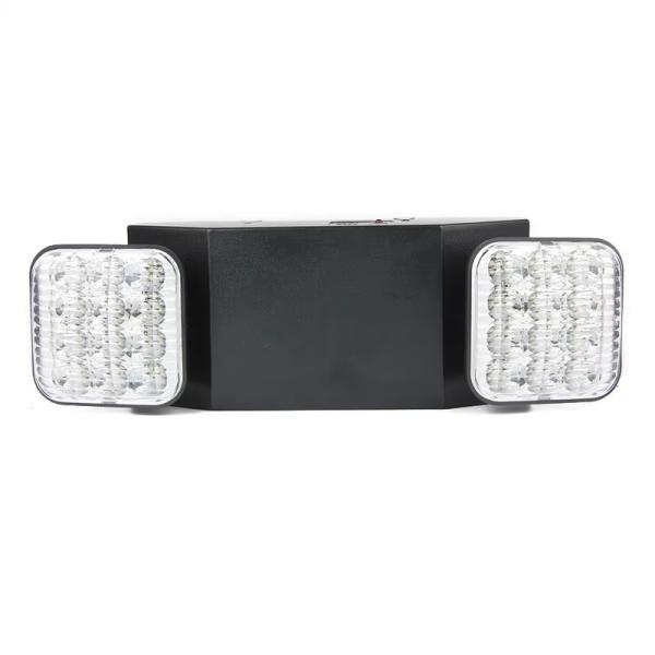 220V Emergency LED Charging Lamp Fire Protection Two Heads 6W IP30 Emergency Light