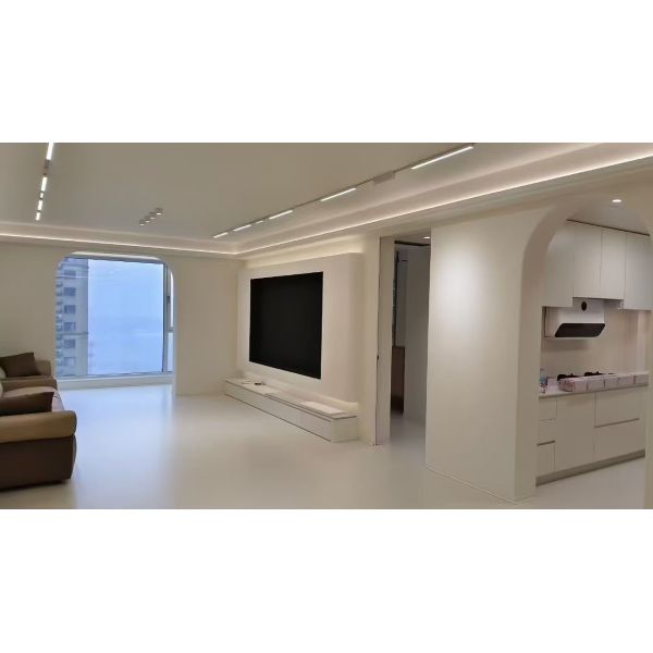 High Density Non Slip Indoor Tiles Stain Resistance Cream White Tiles Waterproof