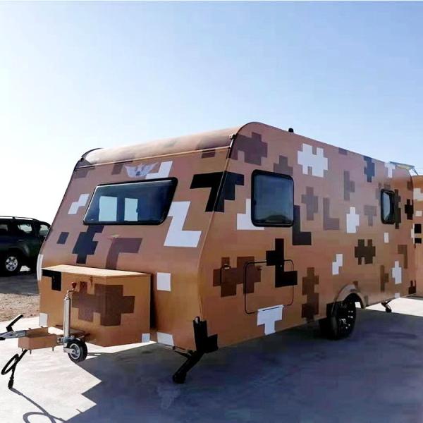 1-2 remorque de campeur d'Off Road de chambre à coucher avec la remorque d'Off