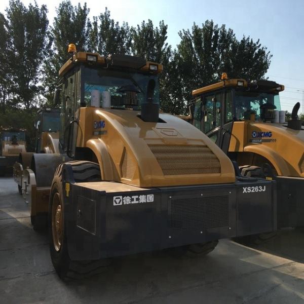 Mechanical Single Drum Walk Behind Roller / Customized Single Drum Road Roller