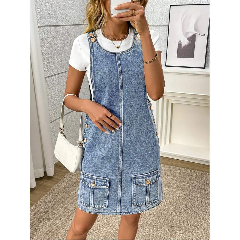 Men's Blue Casual Spring 2026 Denim Skirts Custom (3035)