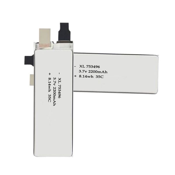 Factory Wholesale 753496 High Rate Battery 2200mah 3.7v 35C Drone Lipo Battery for Car Model Ship Model Aircraft Model Products