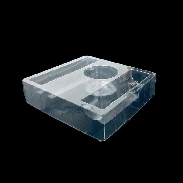 Plateau à ampoules en plastique PET personnalisé pour emballage de soins de la peau