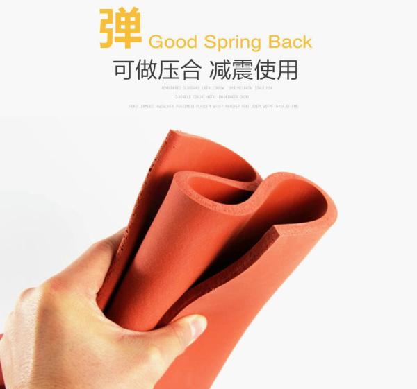 1.5-50mm Close Cell Silicone Sponge Sheet 10-40 Shore A Hardness
