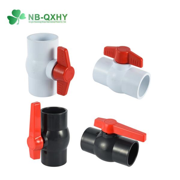 Optional Handle PVC Ball Valve Compact Design for Long-lasting Irrigation