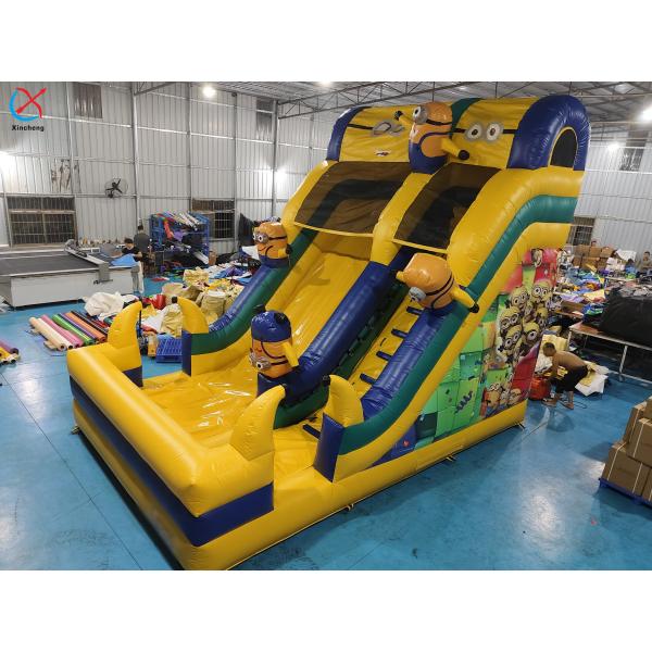 Commercial Minions Inflatable Slide Inflatable Dry Slides Outdoor