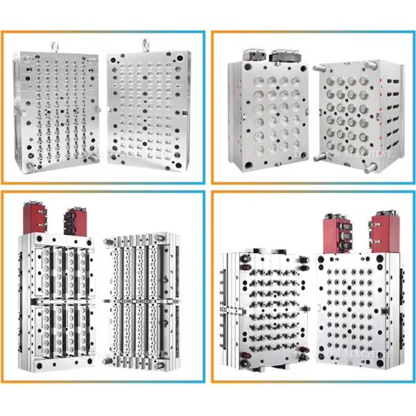 Máquinas de moldeo por inyección de volumen de 100ML-300L con moldes de plástico de cavidad única o múltiple