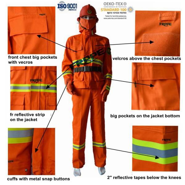Forest Anti Static 100% Cotton 310gsm Fire Retardant Coveralls