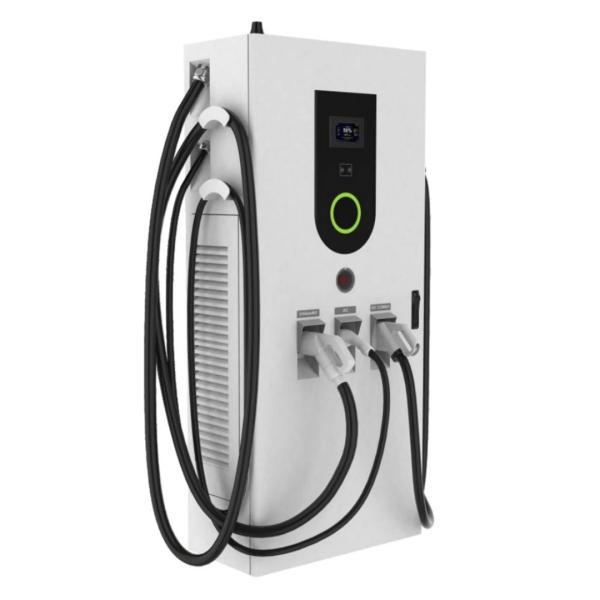 120KW DC Fast Ev Charging Station Commercial CCS1 CCS2 Gb/T