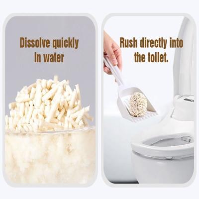 Naturel, exempt de poussière, à accumulation rapide, plant de détritus de tofu pour chats, biodégradable