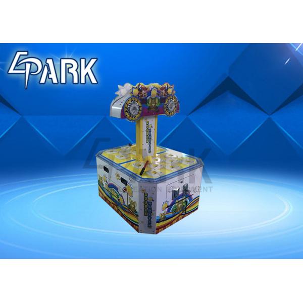 Double Players Hitting Frog Redemption Game Machine For Children