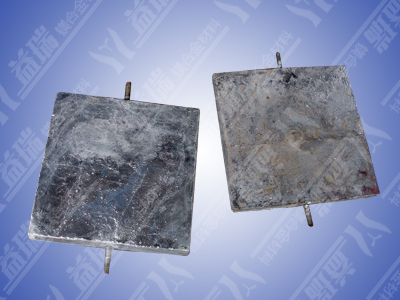 Zinc anode sacrificial zinc alloy for cathodic protection