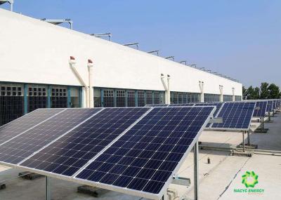 Suporte de alumínio personalizados do telhado liso de painel solar da estrutura