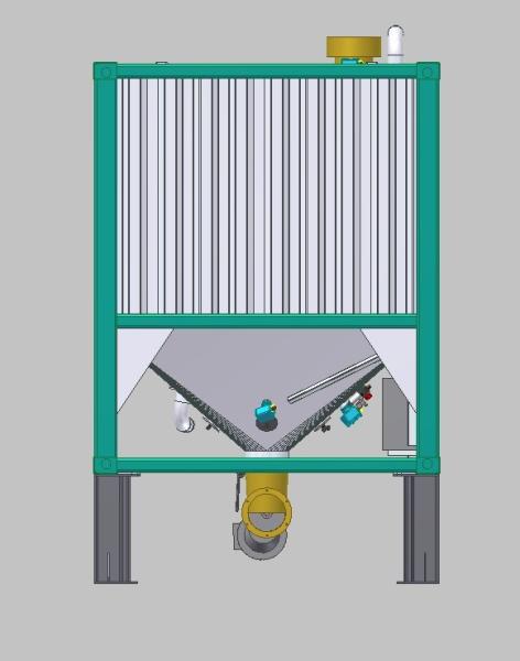 Steel Cement Silo Pressure Relief Valve Bulk Cement Storage Mobile Cement Silo With Dust Collector