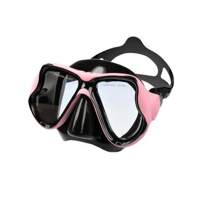 Óculos de proteção de mergulho de mergulho adultos das lentes impermeáveis dos vidros das máscaras panorâmicos confortáveis do mergulho do PC do ajuste 180° Viewsilicone