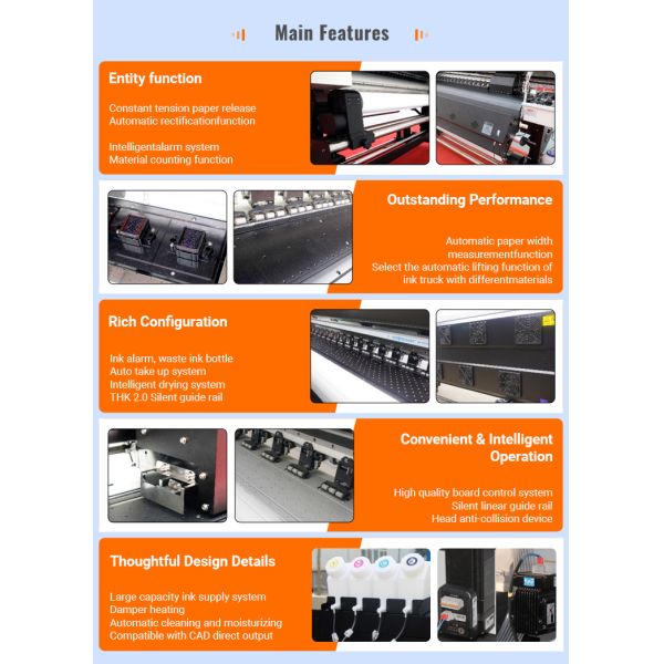 Multifunction Printer  3.2M 2 Head  4 Colour  I3200U1 2 Head ADL-7322 UV Large Format Printer