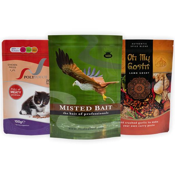 Matcha Aluminum Stand Up Zipper Pouch Bags Self Supporting Food Packaging Eco Friendly