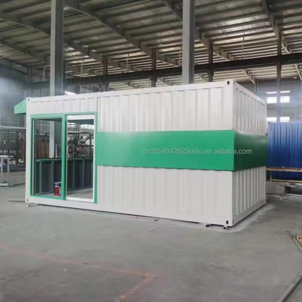 Modern 20 FT 40 FT Prefab Home Container Wooden Prefabricated Outdoor Restaurant Coffee Bar for Customized Color