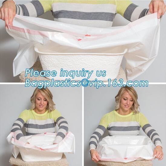 CAT PAN LINERS, DRAWSTRING CAT LITTER TRAY LINERS, CAT LITTER BAGS, Eco-friendly Biodegradable Dog Poop Bags scented Pet