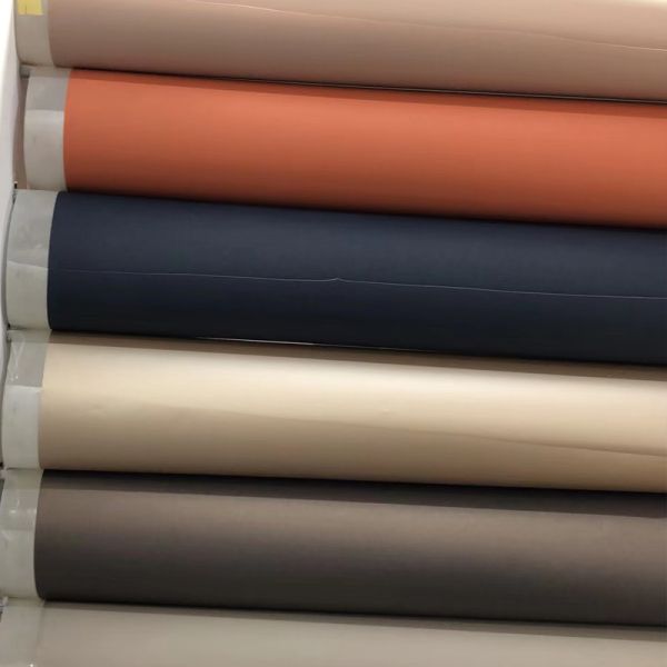 Matte Metallic Soft Touch PVC Self Adhesive Film For Vacuum Press And Wrapping